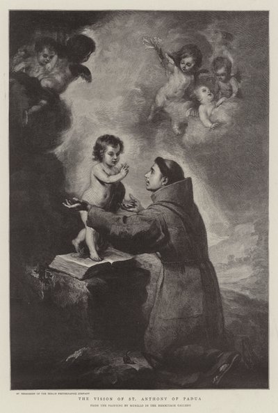 The Vision of St Anthony of Padua by Bartolomé Esteban Murillo